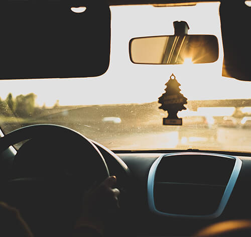 dangling car air freshener