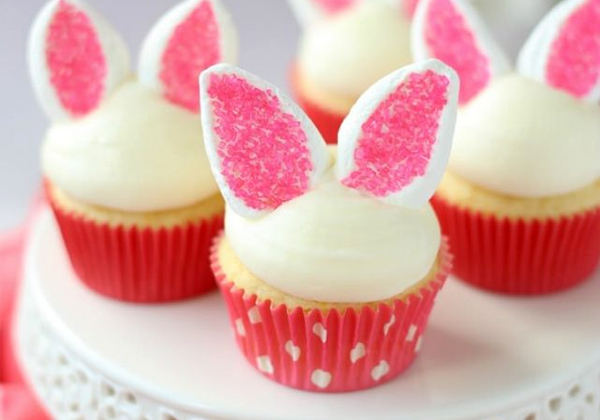 Easter Bunny Cupcakes