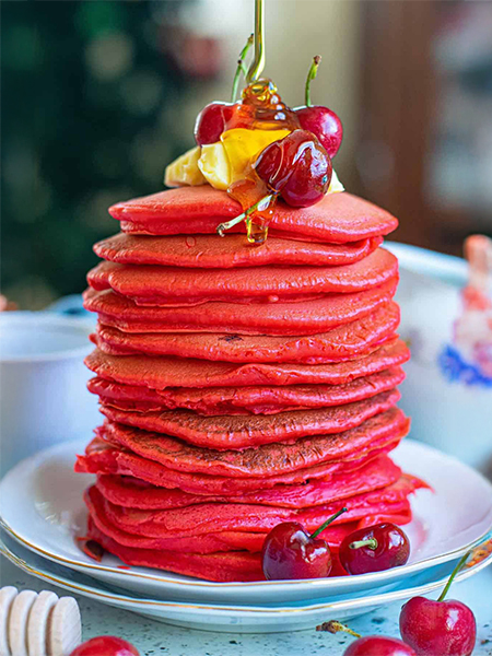 Blood-Red Velvet Crumpets
