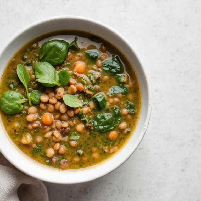 bowl of lentil soup