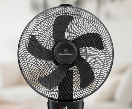 black fan for the home