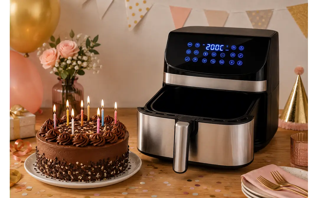 How to Make a Birthday Cake in the Air Fryer