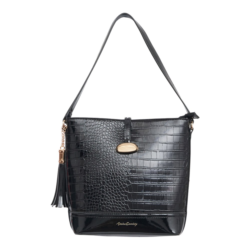 Handbag Accessory LW - Ladies faux croc bucket bag