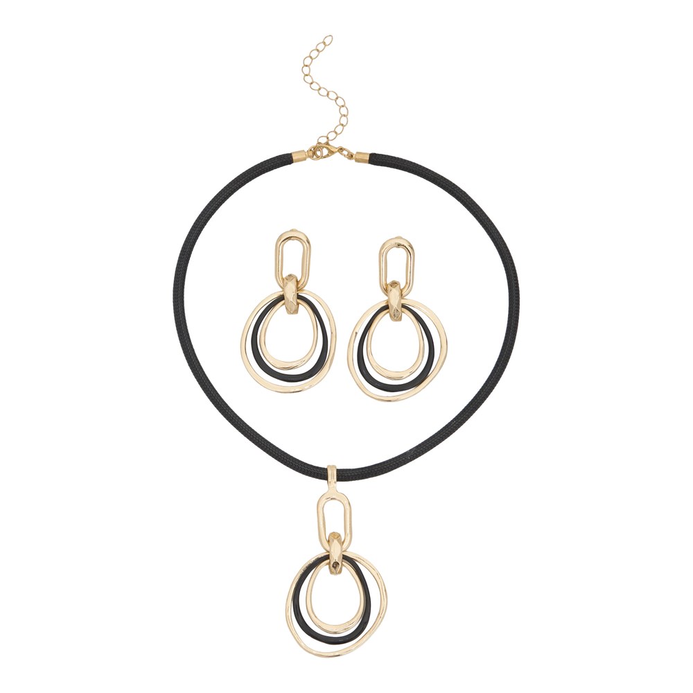 Set Jewellery LW - LDS Bold Triple Circle Set